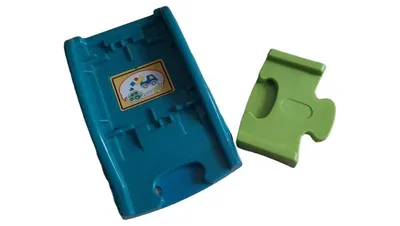 VTech Spielzeug Schienenstück Bauteil Ersatzteil Eisenbahn Blau Grün