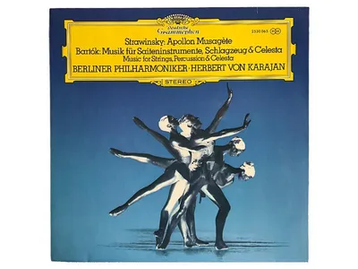 Deutsche Grammophon Vinyl Karajan Berliner Philharmoniker Stravinsky Bartók LP