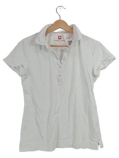 Engelbert Strauss Damen Poloshirt Weiß Gr. M Baumwolle Arbeitskleidung