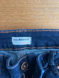 Camaïeu Bootcut Jeans Damen Blau Gr. W28 L32 Baumwolle Regular Fit 4