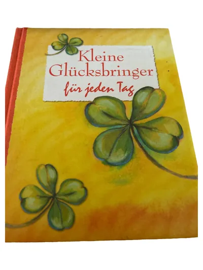 Glücksbringer Täglich Buch Spiritualität Esoterik Kleeblatt Hardcover