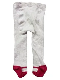 Carter's Baby Strumpfhose Gr. 68 6 Monate Weiß Rosa Baumwolle 2