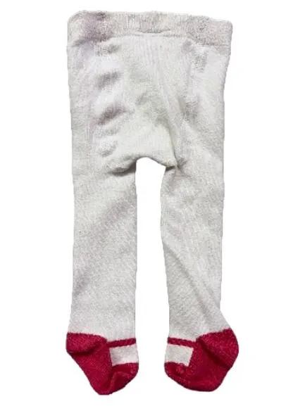Carter's Baby Strumpfhose Gr. 68 6 Monate Weiß Rosa Baumwolle 2