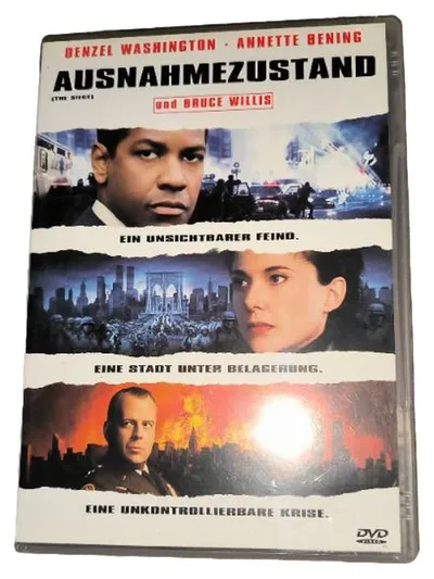 Ausnahmezustand DVD Thriller Denzel Washington Bruce Willis Annette Bening