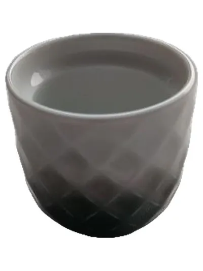 Thomas Porzellan Trinkbecher Geometrisch Grau Modern 5 cm Höhe