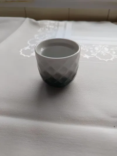 Thomas Porzellan Trinkbecher Geometrisch Grau Modern 5 cm Höhe
