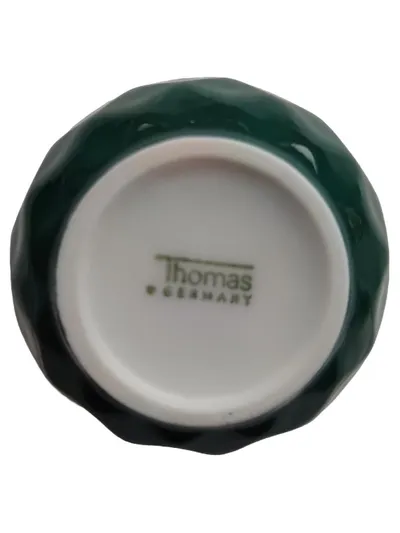 Thomas Porzellan Schnapsglas Becher Grün Uni Modern 5cm