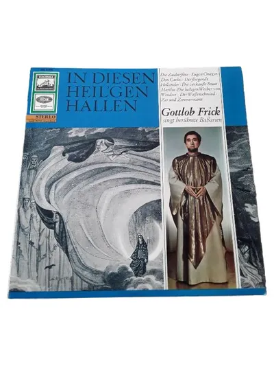 Gottlob Frick In diesen heil'gen Hallen Berühmte Bassarien LP Vinyl