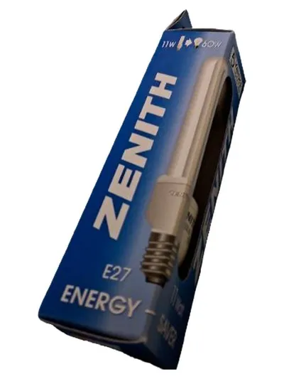 Zenith Energy Saver E27 11W Leuchtmittel Lampe Weiß Glühbirne