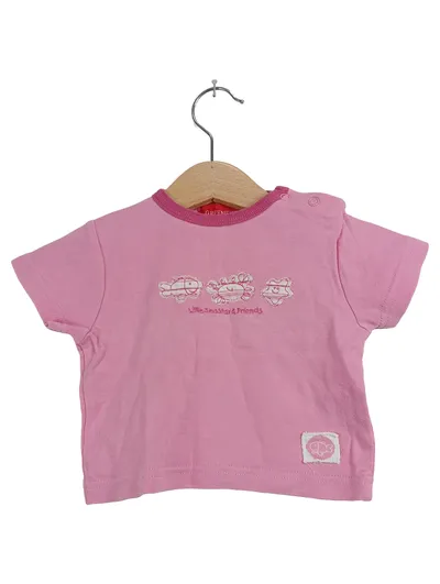 Greenfield Kids Baby T-Shirt Mädchen Gr. 62 Rosa Meerestiere