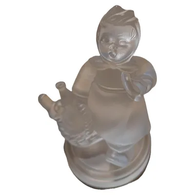 M.J. Hummel Der kleine Trommler Glas Dekofigur Transparent 9 cm