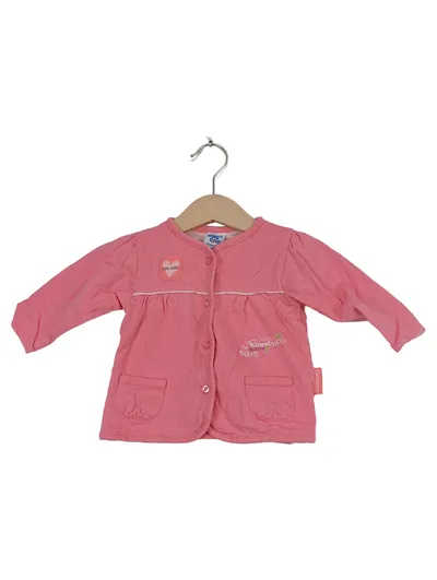 Ding Dong Baby Strickjacke Cardigan Gr. 62 Rosa Baumwolle Mädchen