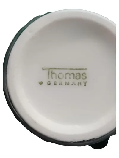 Thomas Teeglas Becher Porzellan Uni Grau 5.5 cm