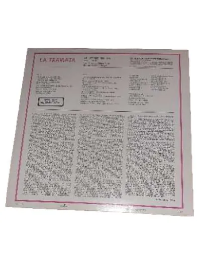 La Traviata Giuseppe Verdi Eterna Stereo 8 26 298 Vinyl LP Klassik