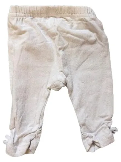 Dirkje Baby Mädchen Jogginghose Weiß Gr. 62 Baumwolle Schleifen