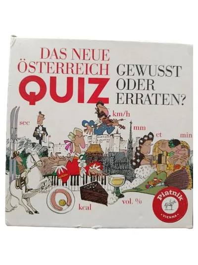 Das Neue Österreich Quiz Gewusst oder Erraten? Piatnik Vienna Quizspiel