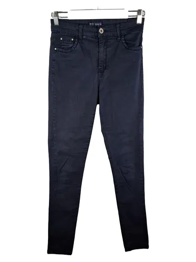 MISS RJ Damen Jeans Slim Fit Blau Gr. W28 S Stretch Baumwolle