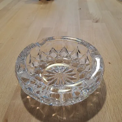 Nachtmann Kristall Aschenbecher rund transparent 14 cm Glas 24% Blei