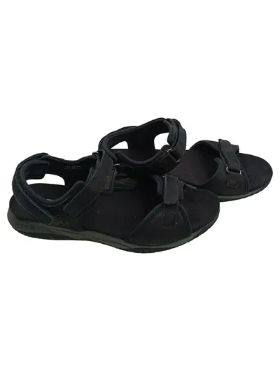 Sano by Mephisto Outdoorsandalen Herren Gr. 41 Schwarz Leder Klett