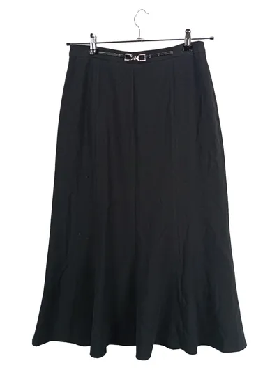 CANDA Damen A-Linienrock Schwarz Gr. 38 Midi Elegant Business