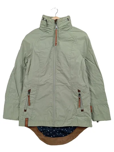 Naketano Damen Übergangsjacke Gr. M Grün Leichte Jacke Kapuze