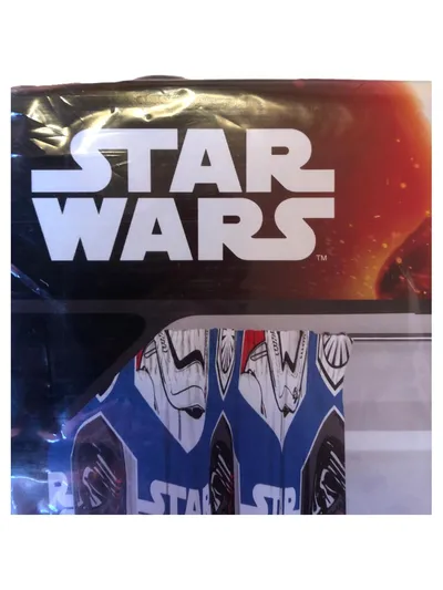 Disney Star Wars Vorhang Set Kylo Ren Stormtrooper Blau 137x168 cm Kinderzimmer