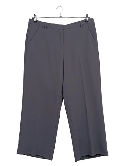 Comma Damen Stoffhose Culotte Gr. 42 Grau Business Elegant