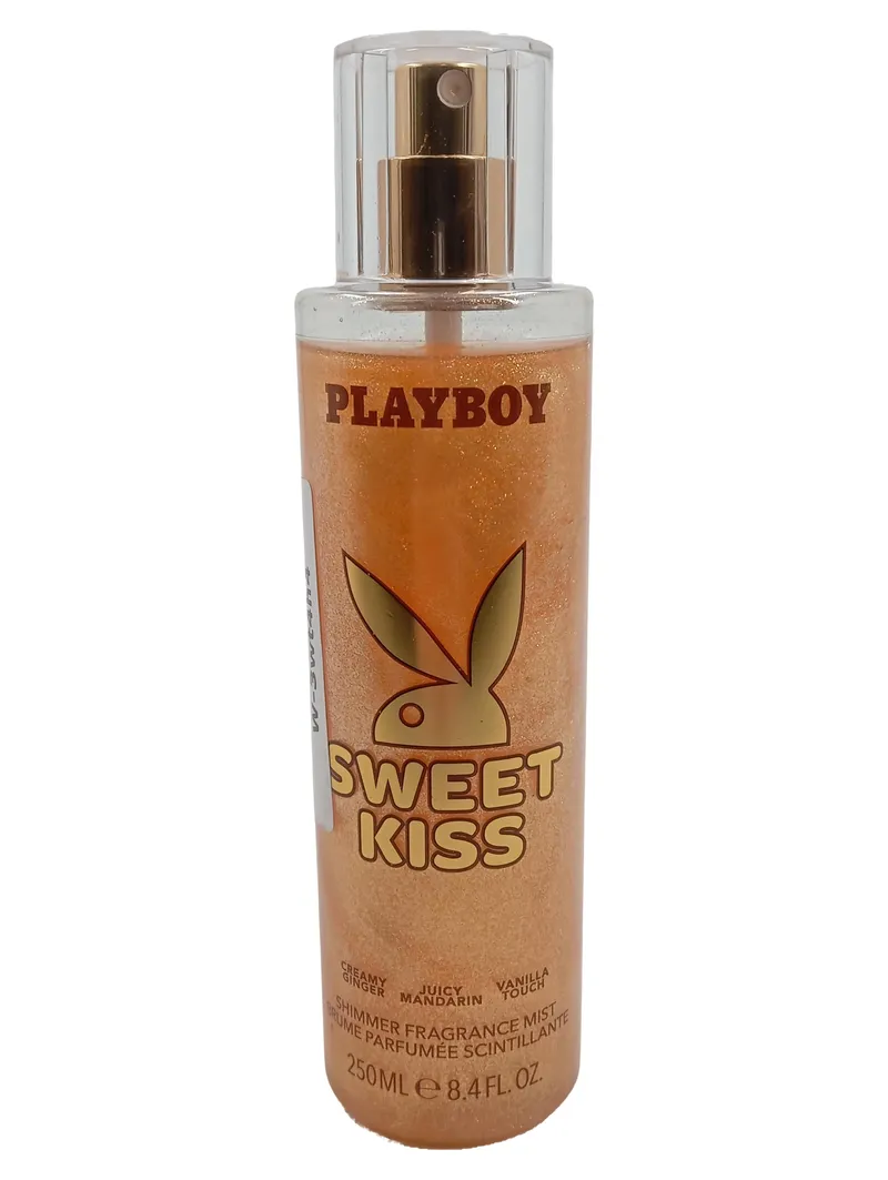 Playboy Sweet Kiss Shimmer Fragrance Mist Damen 250ml Körperspray Vanille 1