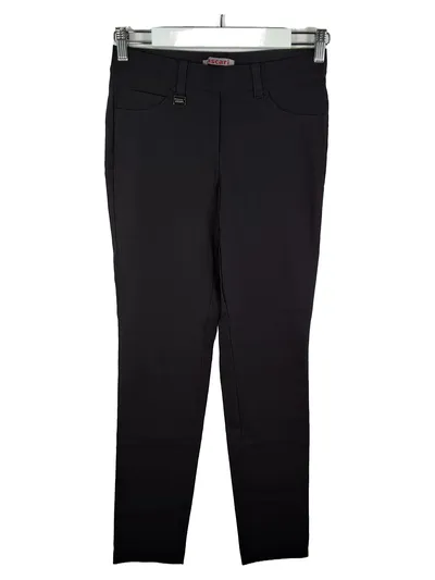 Ascari Damen Stoffhose Elegant Business Schwarz Gr. W28/36/S Polyester