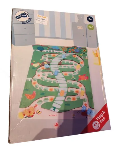 small foot Wooden Toys Play & Fun 2in1 Brettspiel Kinder ab 3 Jahre