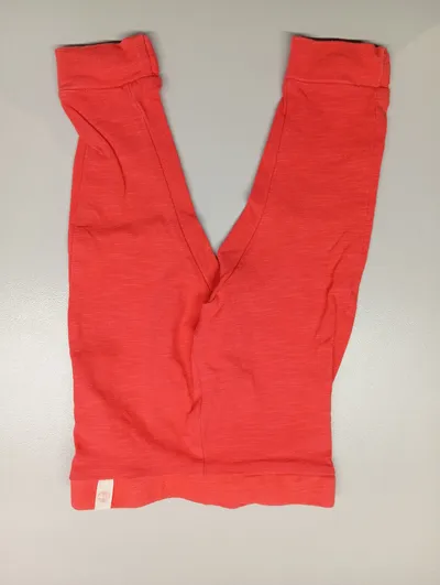 ZARA Baby Girl Leggings Capri Hose Rot Gr. 68 Baumwolle