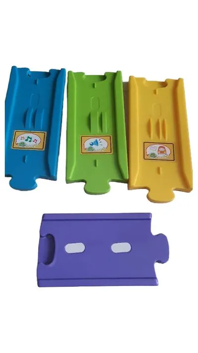 VTech Eisenbahn Set Kunststoff Mehrfarbig Spielzeug Schienen 4 Teile