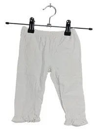 Ding Dong Baby Jogginghose Mädchen Gr. 62 Weiß Rüschen Baumwolle 1