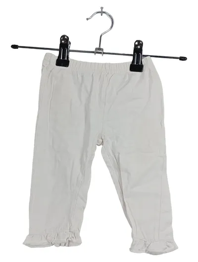 Ding Dong Baby Jogginghose Mädchen Gr. 62 Weiß Rüschen Baumwolle
