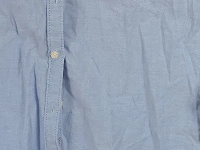 Abercrombie & Fitch Damen Business Hemd Langarm Blau Gr. XS Baumwolle