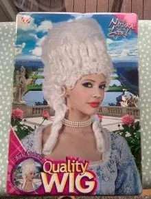 Christoph Widmann Marie Antoinette Perücke Damen Weiß Vintage Kostüm Party