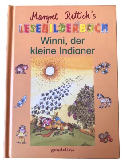 Margret Rettich Lesebilderbuch Winni der kleine Indianer Gondolino Kinderbuch
