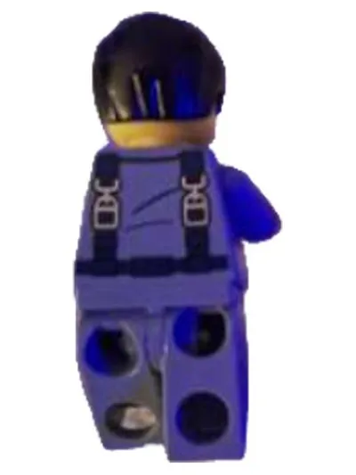 LEGO Minifigur Abenteurer Pilot blau mit Weste Kinder Spielfigur