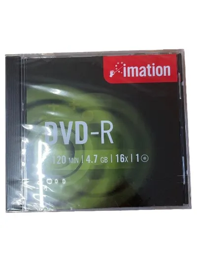 Imation DVD-R Rohling 4,7GB 120Min 16x Single Jewel Case NEU