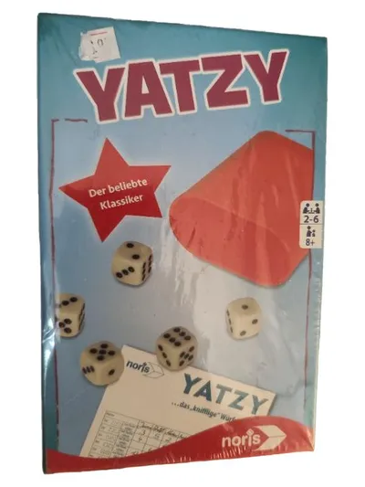 Noris YATZY Das knifflige Würfelspiel 2-6 Spieler ab 8 Jahre Klassiker