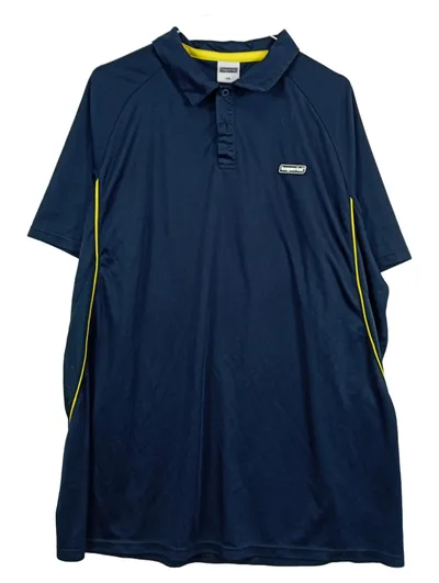 Imperial Herren Poloshirt Sport Polo Shirt Blau Gelb Gr. XXL