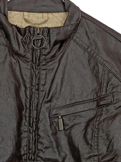 Barbour Damen Motorradjacke Braun Wachs Vintage Freizeit Gr. 42 XL