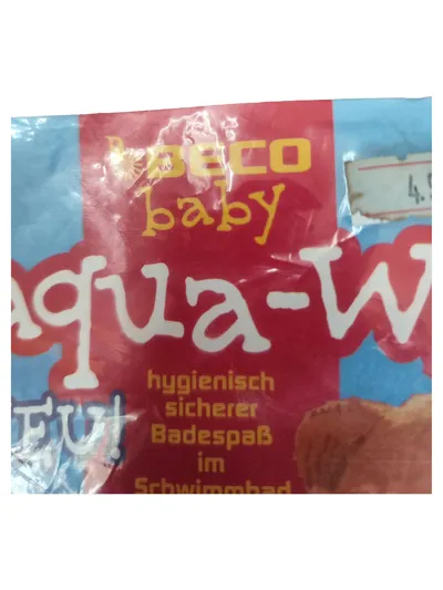 BECO Schwimmwindel Gr. 74 Rot Kinder Aqua Windel Logo Print