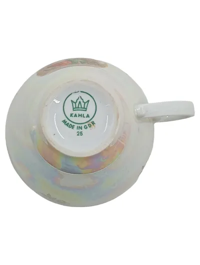 Kahla Porzellan Tasse Romantisches Motiv Schäferszene DDR GDR Vintage