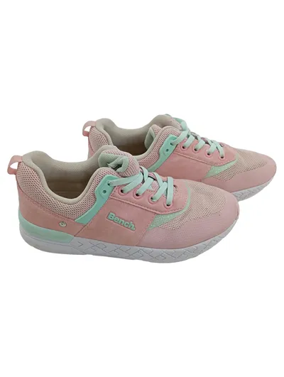 Bench. Sportschuhe Kinder Gr. 35 Rosa Schnürung Textil Freizeit Sneaker