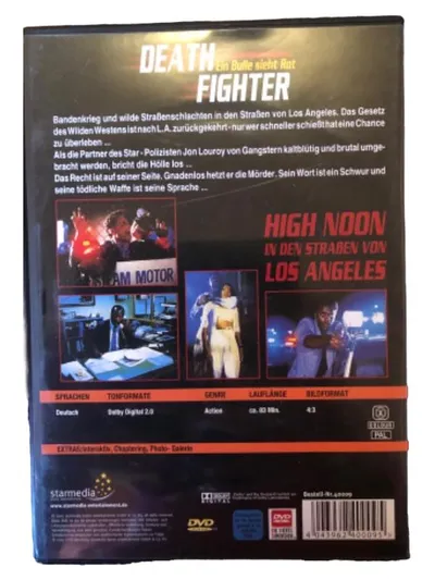 Starmedia Death Fighter Action DVD Verbrecherjagd Western Sci-Fi Deutsch