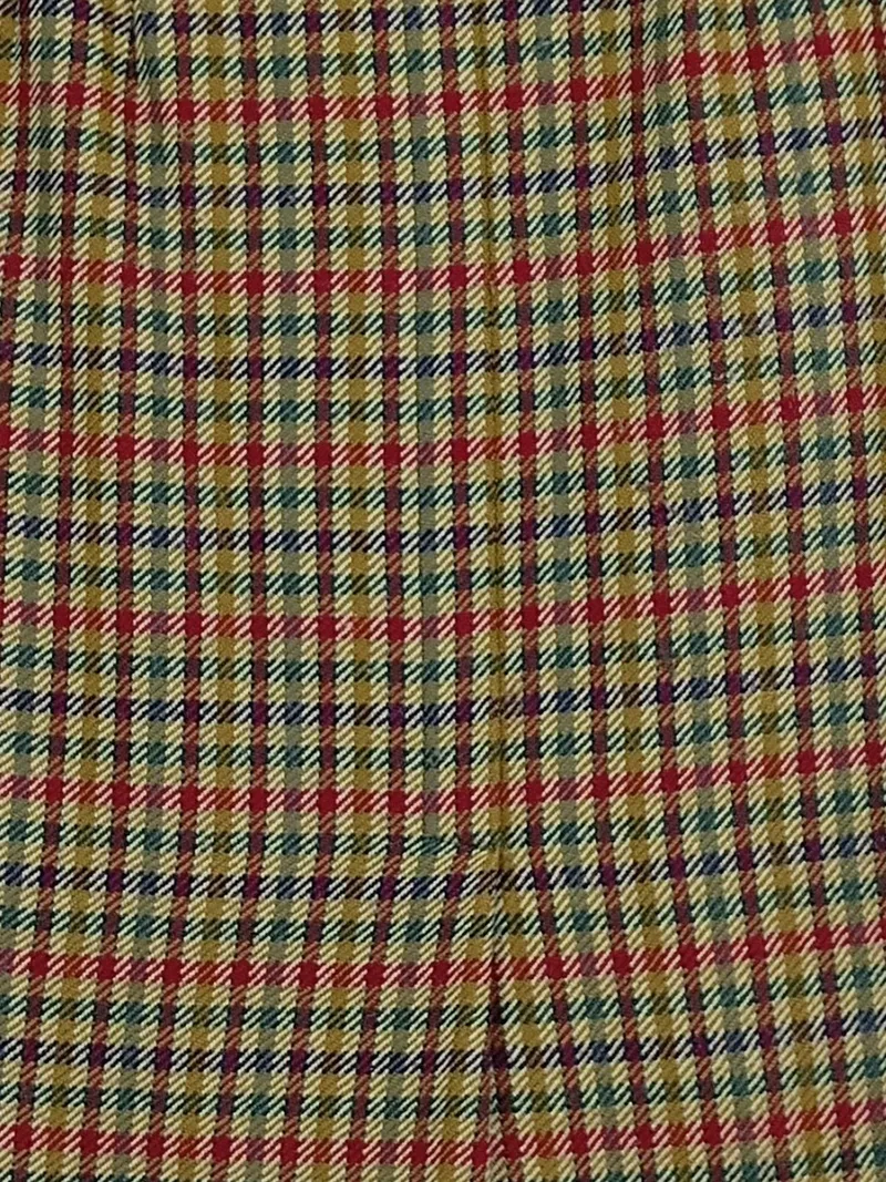 BASLER Damen Faltenrock Gr. 38 Kariert Wolle Tweed Midi Klassisch 3