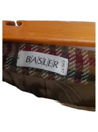 BASLER Damen Faltenrock Gr. 38 Kariert Wolle Tweed Midi Klassisch 4