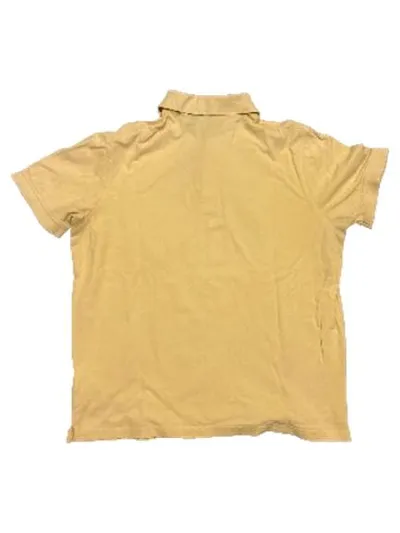 MÄRZ Herren Poloshirt Gr. 54/XXL Gelb Baumwolle Brusttasche Klassisch