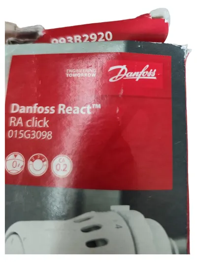 Danfoss React RA click Raumthermostat Kopf Heizkörperthermostat Weiß